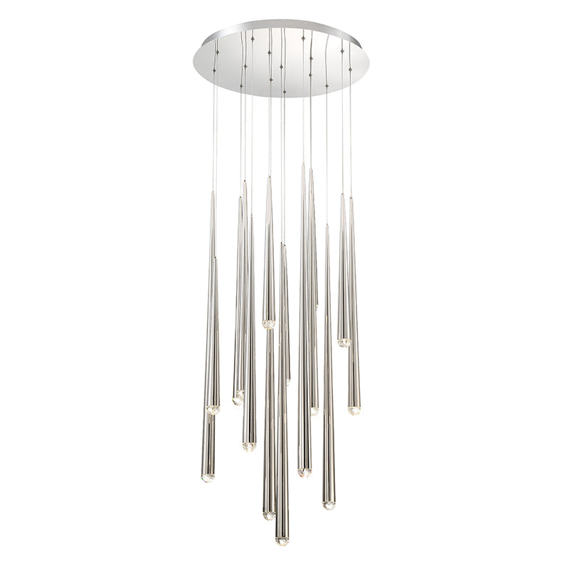 Modern Forms - PD-41715R-PN - LED Pendant - Cascade - Polished Nickel