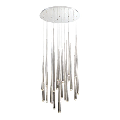 Modern Forms - PD-41721R-PN - LED Pendant - Cascade - Polished Nickel