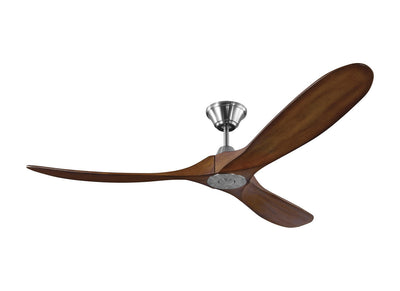 Visual Comfort Fan - 3MAVR60BSKOA - 60``Ceiling Fan - Maverick 60 - Brushed Steel