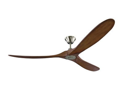 Visual Comfort Fan - 3MAVR70BSKOA - 70``Ceiling Fan - Maverick 70 - Brushed Steel