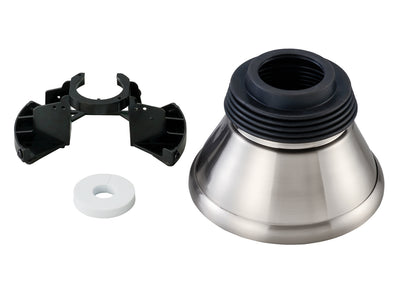 Visual Comfort Fan - MCM95BS - Slope Ceiling Canopy Kit - Minimalist / Minimalist Max - Brushed Steel