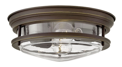 Hinkley - 3302OZ-CL - LED Flush Mount - Hadley - Oil Rubbed Bronze with Clear glass