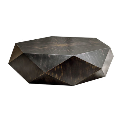 Uttermost - 25832 - Coffee Table - Volker - Mango Veneer w/Worn Black Rubbed