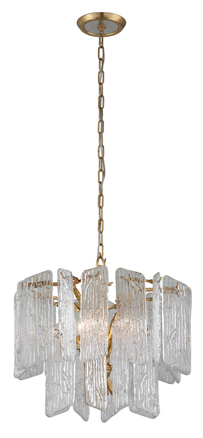 Corbett Lighting - 244-44 - Four Light Chandelier - Piemonte - Royal Gold