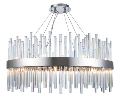 Elegant Lighting - 3000D32C - 18 Light Chandelier - Dallas - Chrome