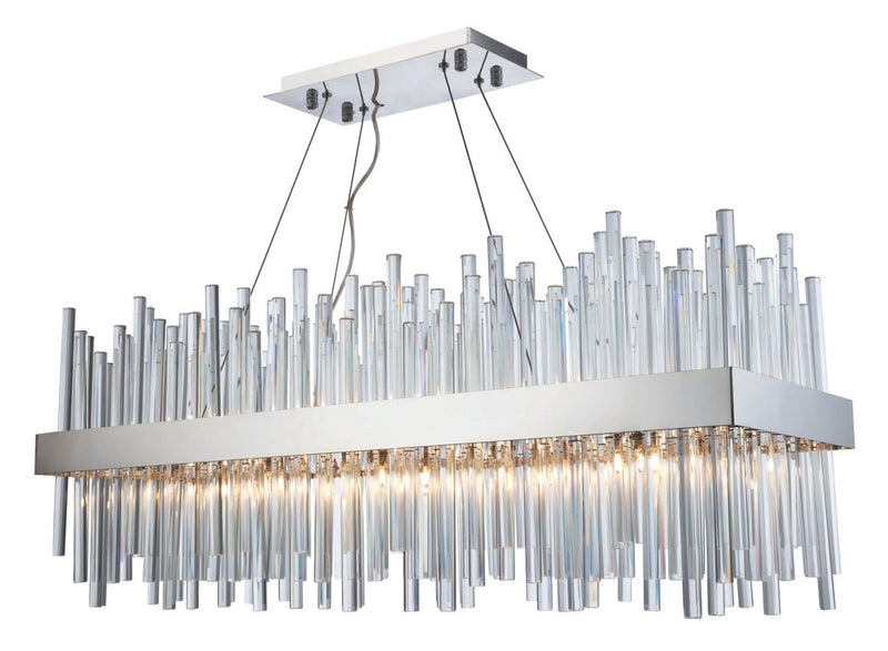 Elegant Lighting - 3000G36C - 20 Light Chandelier - Dallas - Chrome