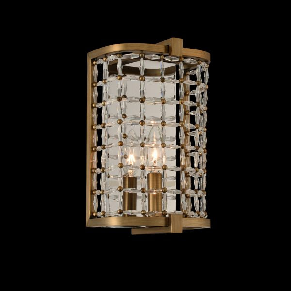 Allegri - 032121-043-FR001 - One Light Wall Sconce - Verona - Brushed Pearlized Brass