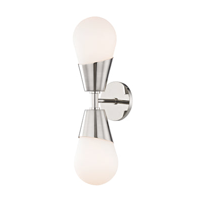 Mitzi - H101102-PN - Two Light Wall Sconce - Cora - Polished Nickel
