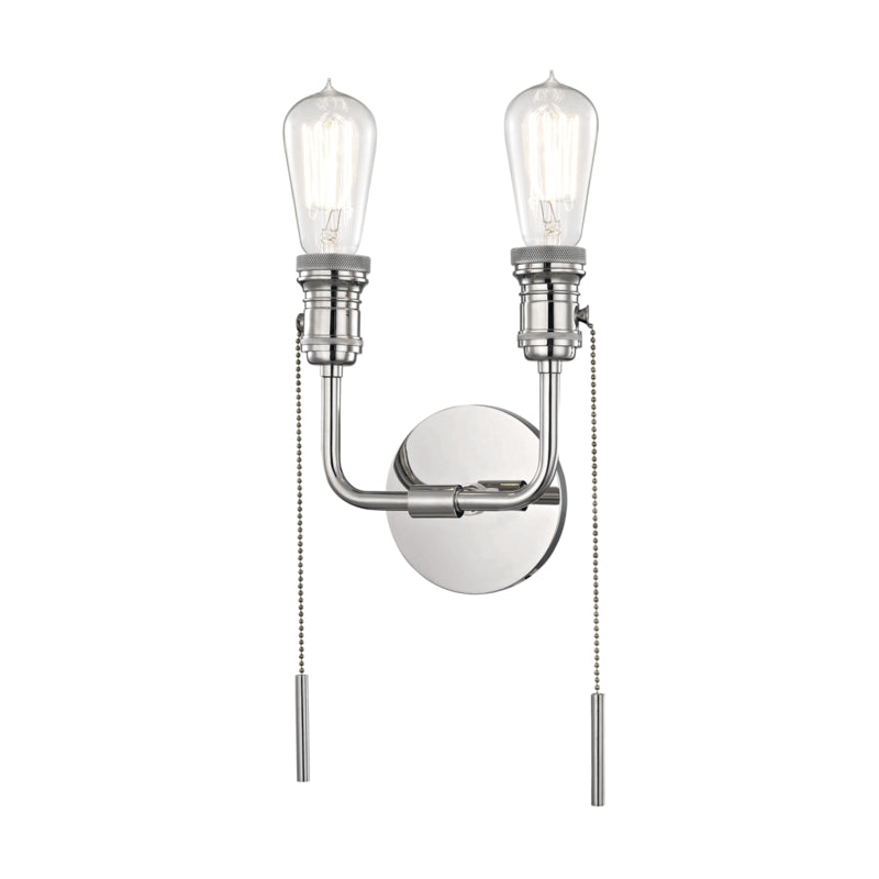 Mitzi - H106102-PN - Two Light Wall Sconce - Lexi - Polished Nickel