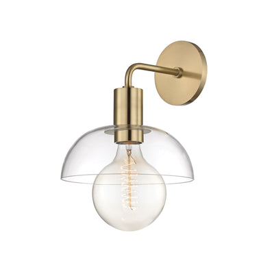 Mitzi - H107101-AGB - One Light Wall Sconce - Kyla - Aged Brass