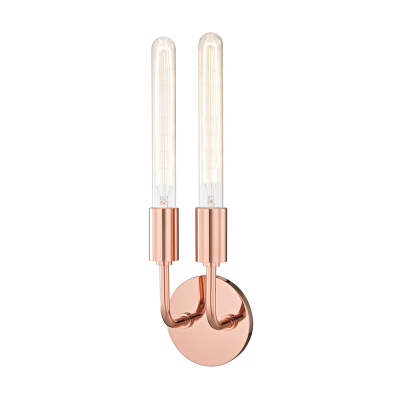 Mitzi - H109102-POC - Two Light Wall Sconce - Ava - Polished Copper
