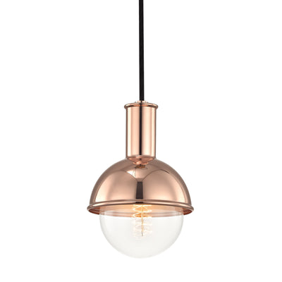 Mitzi - H111701-POC - One Light Pendant - Riley - Polished Copper