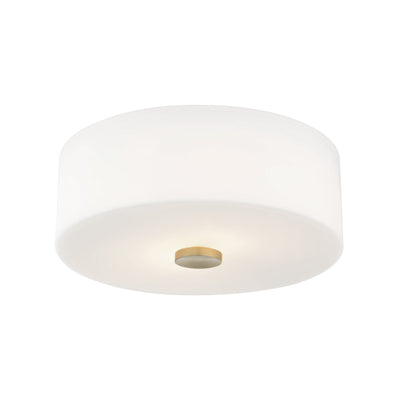 Mitzi - H146502-AGB - Two Light Flush Mount - Sophie - Aged Brass