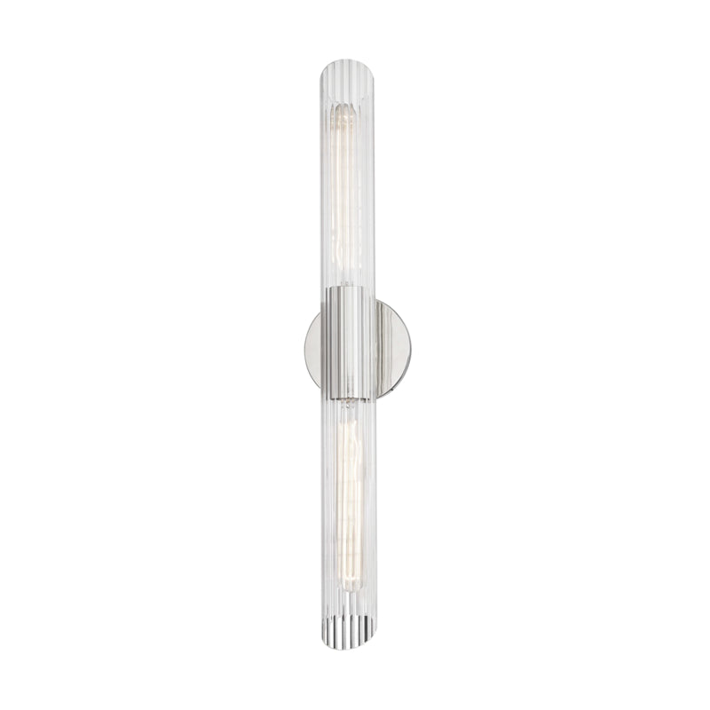 Mitzi - H177102L-PN - Two Light Wall Sconce - Cecily - Polished Nickel
