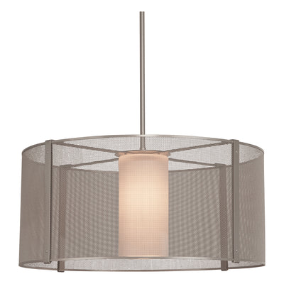 Hammerton Studio - CHB0019-24-BS-F-001-E2 - One Light Pendant - Uptown Mesh - Metallic Beige Silver