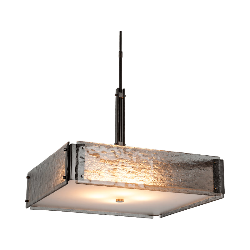 Hammerton Studio - CHB0026-0A-GM-SG-001-E2 - Four Light Chandelier - Urban Loft - Gunmetal