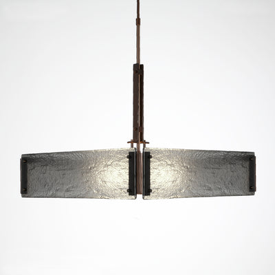 Hammerton Studio - CHB0026-0A-RB-SG-001-E2 - Four Light Chandelier - Urban Loft - Oil Rubbed Bronze