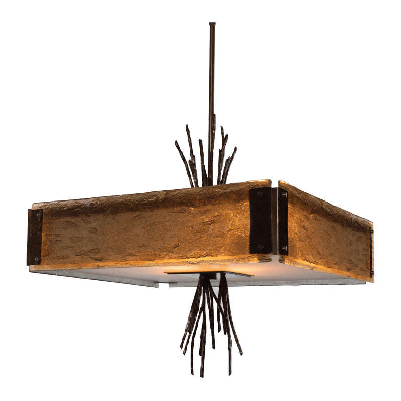 Hammerton Studio - CHB0032-0D-RB-BG-001-E2 - Four Light Chandelier - Ironwood - Oil Rubbed Bronze