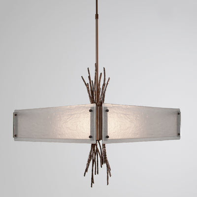 Hammerton Studio - CHB0032-0D-RB-FG-001-E2 - Four Light Chandelier - Ironwood - Oil Rubbed Bronze