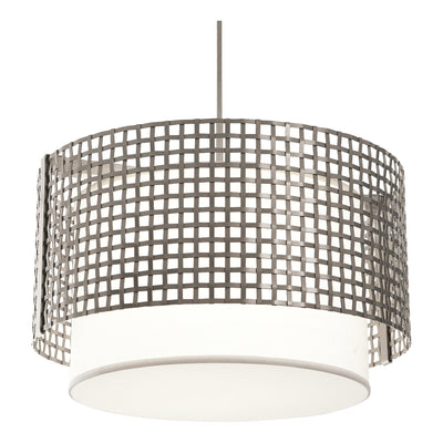 Hammerton Studio - CHB0037-24-BS-SH-001-E2 - Four Light Pendant - Tweed - Metallic Beige Silver
