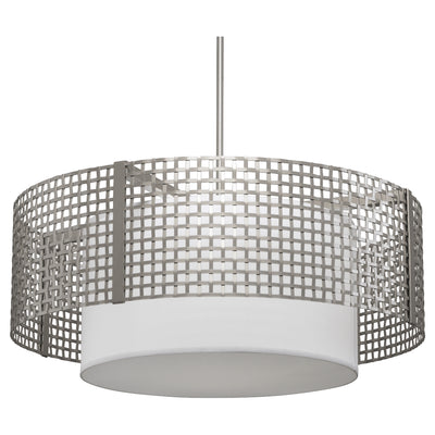 Hammerton Studio - CHB0037-36-BS-SH-001-E2 - Four Light Pendant - Tweed - Metallic Beige Silver