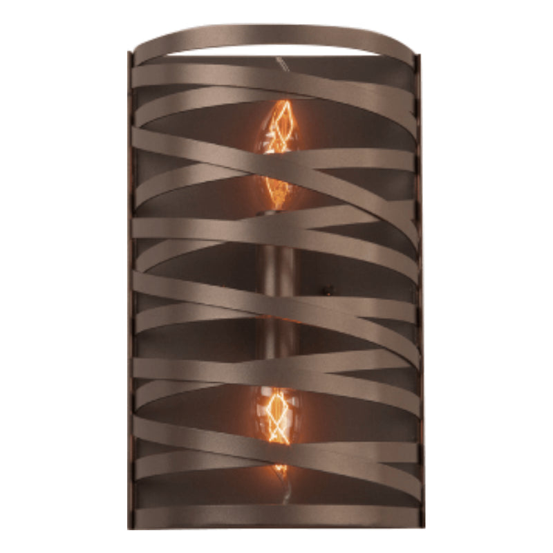 Hammerton Studio - CSB0013-12-FB-0-E1 - Two Light Wall Sconce - Tempest - Flat Bronze