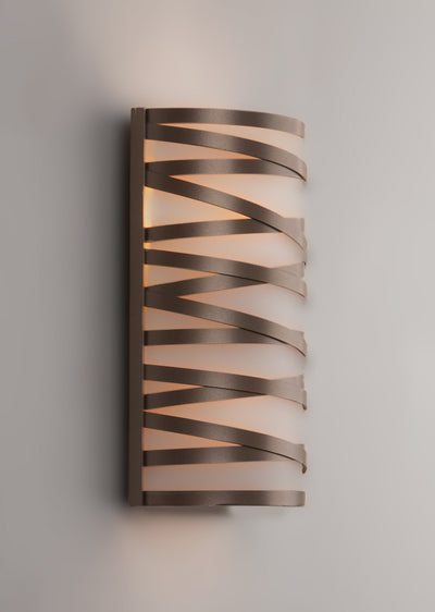 Hammerton Studio - CSB0013-12-FB-F-E1 - Two Light Wall Sconce - Tempest - Flat Bronze