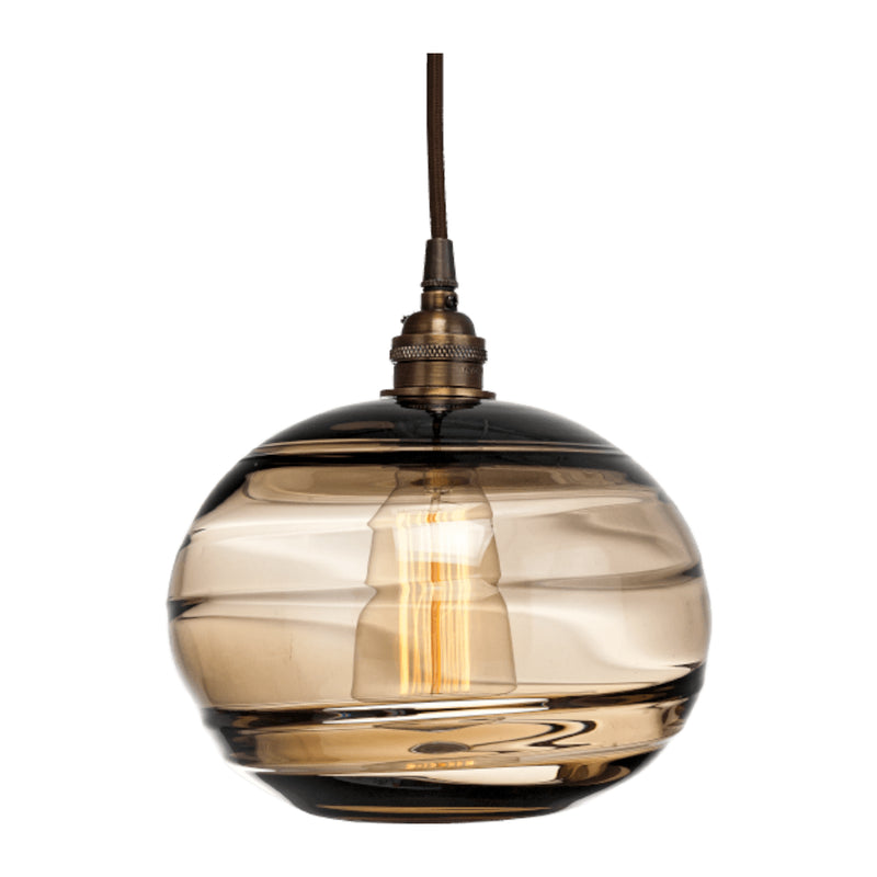 Hammerton Studio - LAB0036-01-FB-OB-C01-E2 - One Light Pendant - Coppa - Flat Bronze