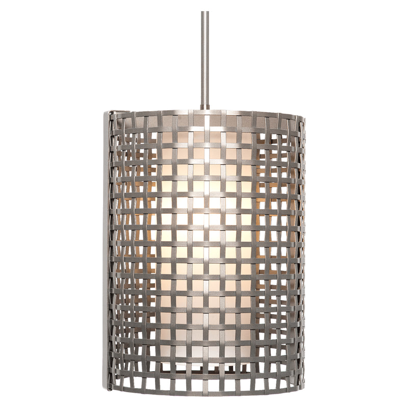 Hammerton Studio - LAB0037-16-BS-F-001-L1 - LED Pendant - Tweed - Metallic Beige Silver