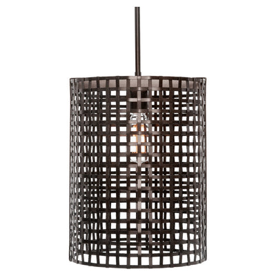 Hammerton Studio - LAB0037-16-FB-0-001-E2 - One Light Pendant - Tweed - Flat Bronze