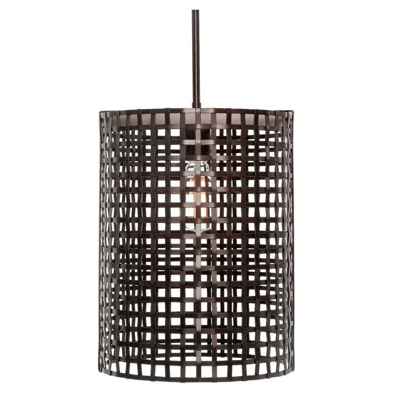 Hammerton Studio - LAB0037-16-FB-0-001-E2 - One Light Pendant - Tweed - Flat Bronze