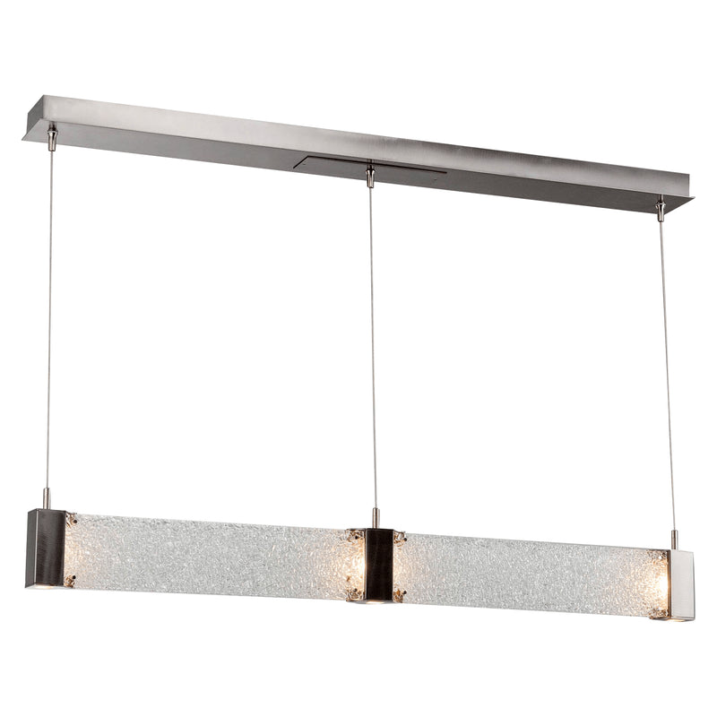 Hammerton Studio - PLB0042-47-SN-CR-CA1-L1 - LED Linear Suspension - Parallel - Satin Nickel