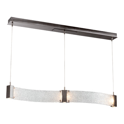 Hammerton Studio - PLB0042-48-SN-CR-CA1-L1 - LED Linear Suspension - Parallel - Satin Nickel
