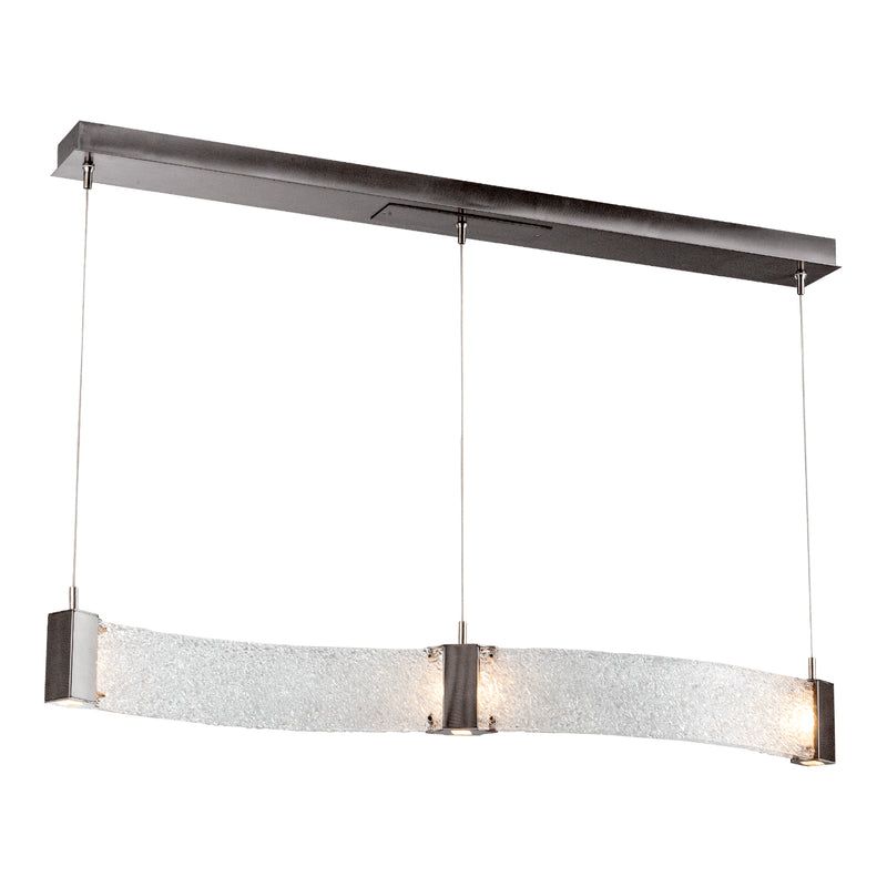 Hammerton Studio - PLB0042-48-SN-CR-CA1-L1 - LED Linear Suspension - Parallel - Satin Nickel