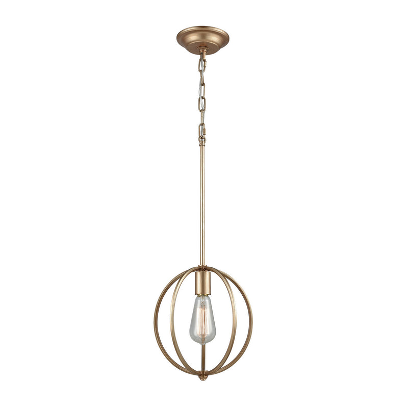 ELK Home - 12845/1 - One Light Mini Pendant - Stanton - Matte Gold