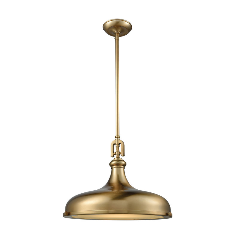 ELK Home - 57072/1 - One Light Pendant - Rutherford - Satin Brass