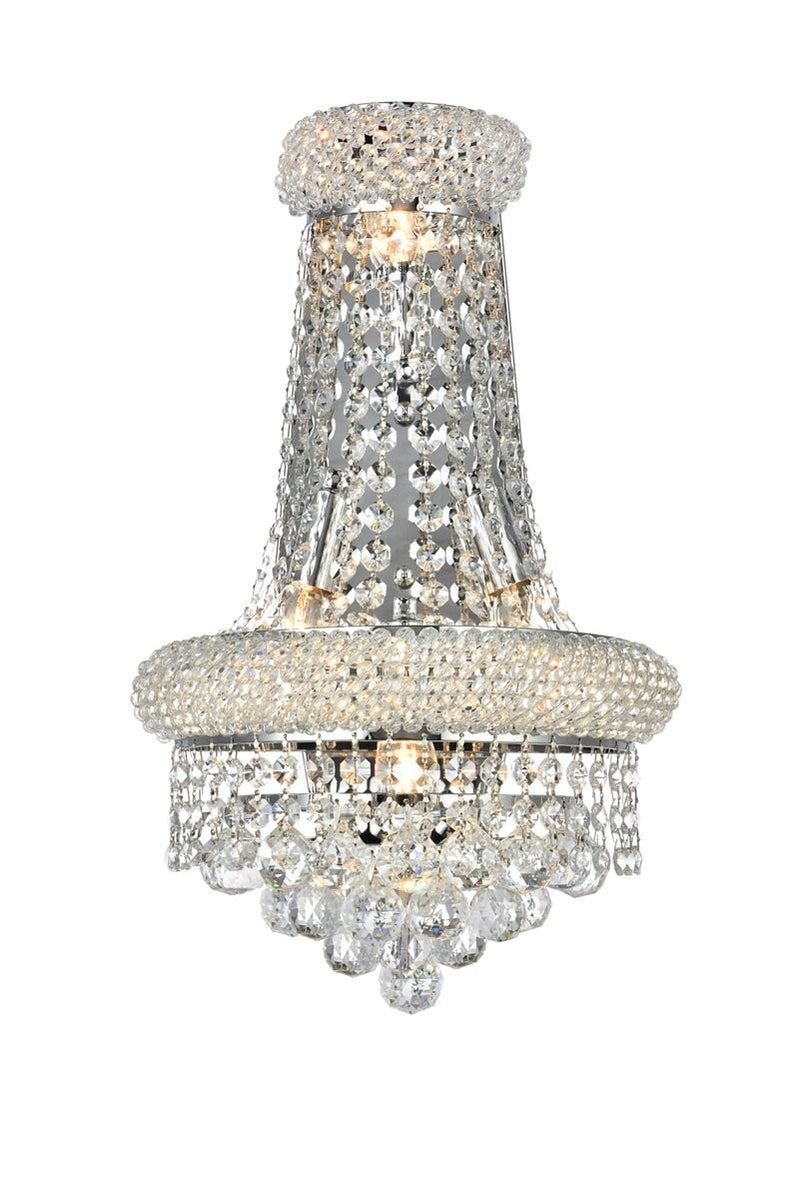 Elegant Lighting - V1800W12SC/RC - Four Light Wall Sconce - Primo - Chrome
