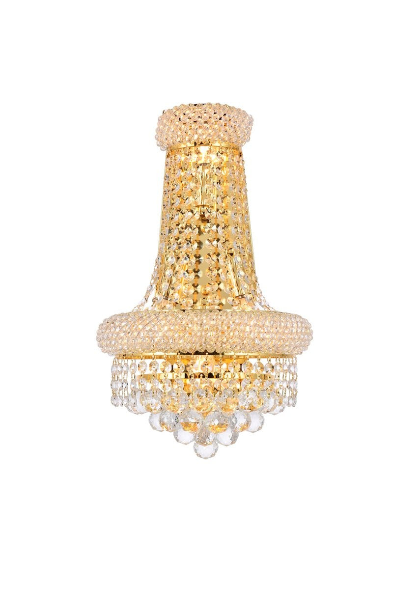 Elegant Lighting - V1800W12SG/RC - Four Light Wall Sconce - Primo - Gold