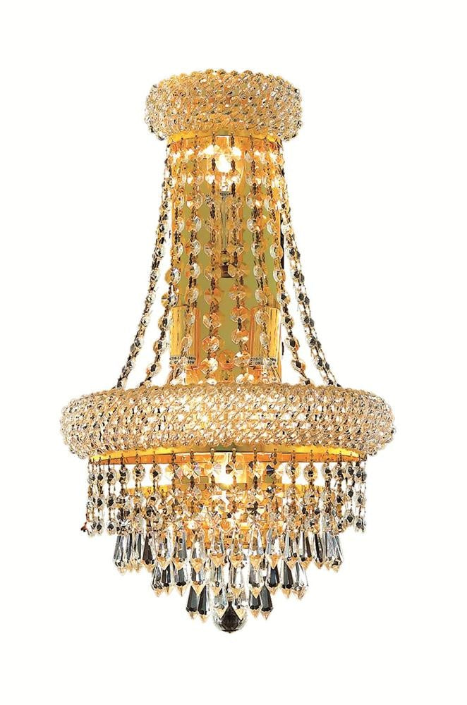 Elegant Lighting - V1802W12SG/RC - Four Light Wall Sconce - Primo - Gold