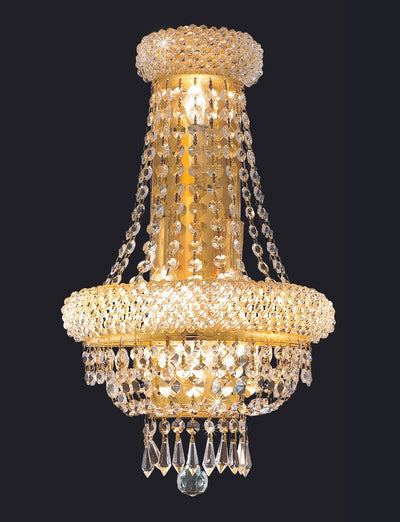 Elegant Lighting - V1803W12SG/RC - Four Light Wall Sconce - Primo - Gold