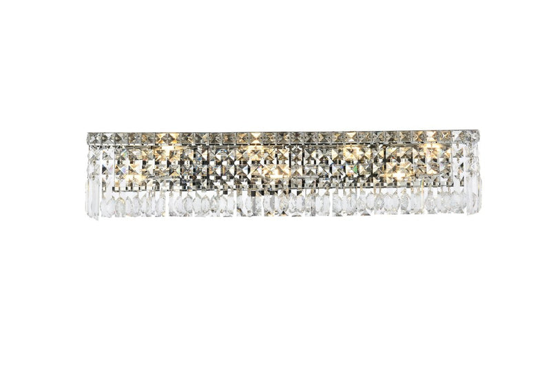 Elegant Lighting - V2032W30C/RC - Seven Light Wall Sconce - Maxime - Chrome