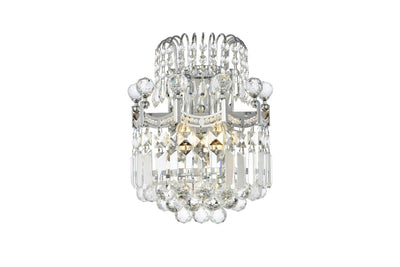 Elegant Lighting - V8949W12C/RC - Two Light Wall Sconce - Corona - Chrome