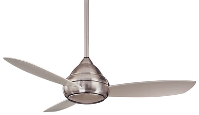 Minka Aire - F476L-BNW - 52``Ceiling Fan - Concept L Wet 52" Led - Brushed Nickel Wet