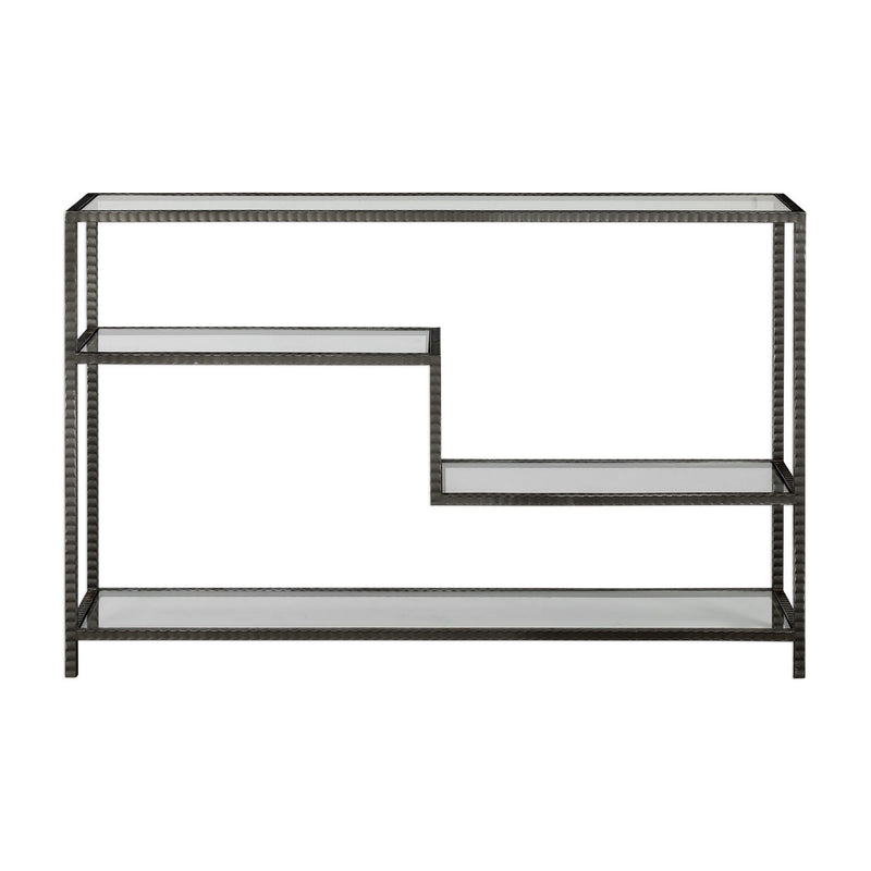 Uttermost - 24810 - Console Table - Leo - Aged Gunmetal