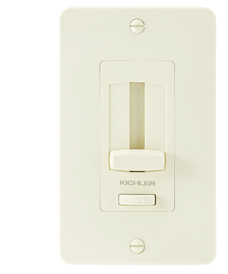 Kichler - 1DDTRIMALM - LED Driver + Dimmer Trim ALM - Under Cabinet Accessories - Almond