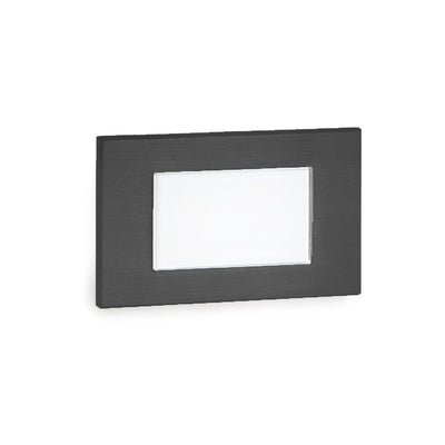 W.A.C. Lighting - WL-LED130F-AM-BK - LED Step and Wall Light - Ledme Step And Wall Lights - Black on Aluminum