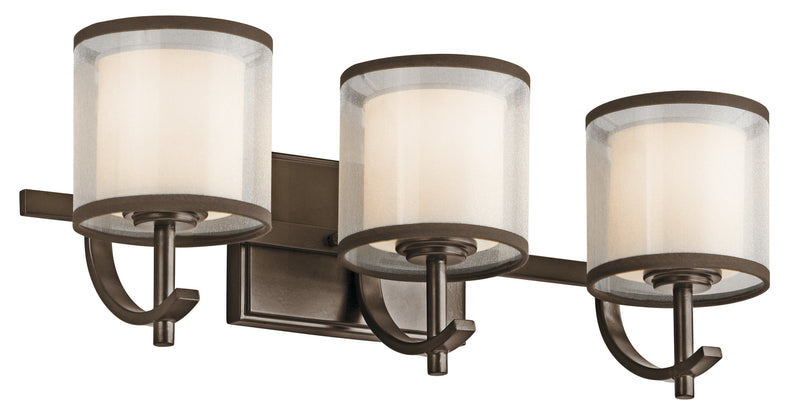 Kichler - 45451MIZ - Three Light Bath - Tallie - Mission Bronze