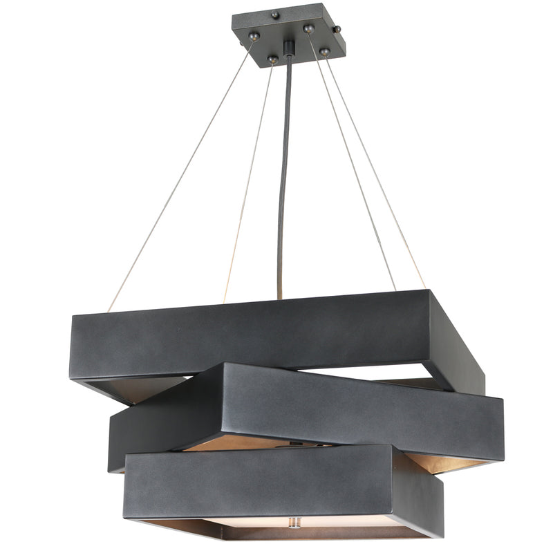 Van Teal - 710750 - Four Light Chandelier - Night Life - Weathered Steel