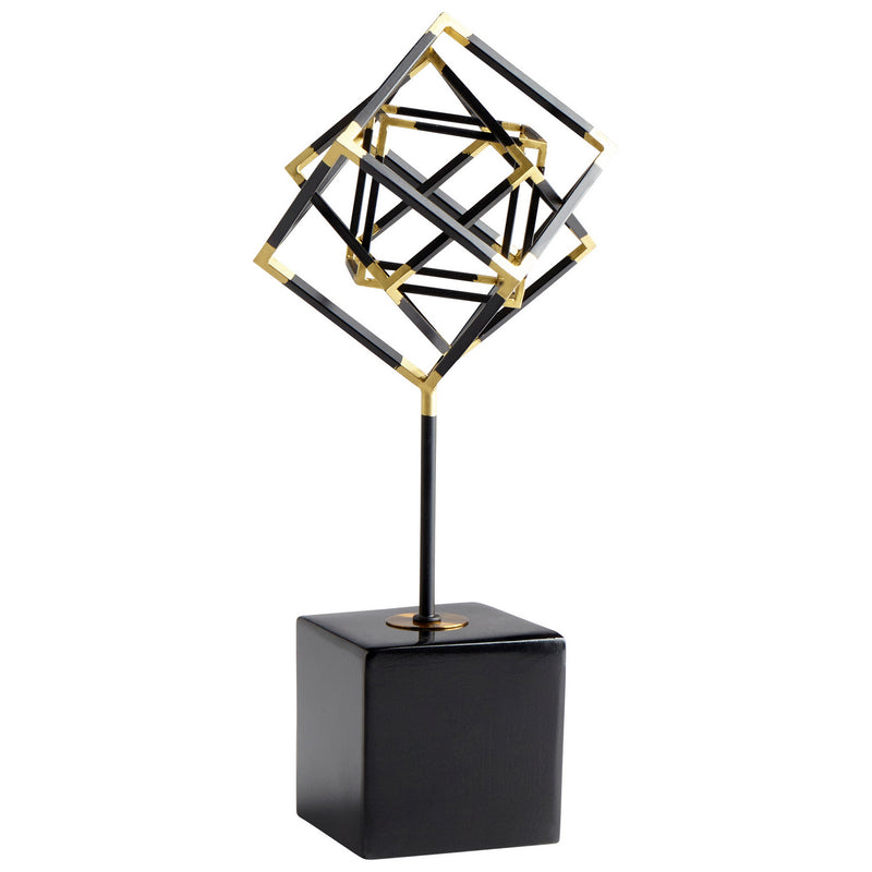 Cyan - 09095 - Sculpture - Black And Gold