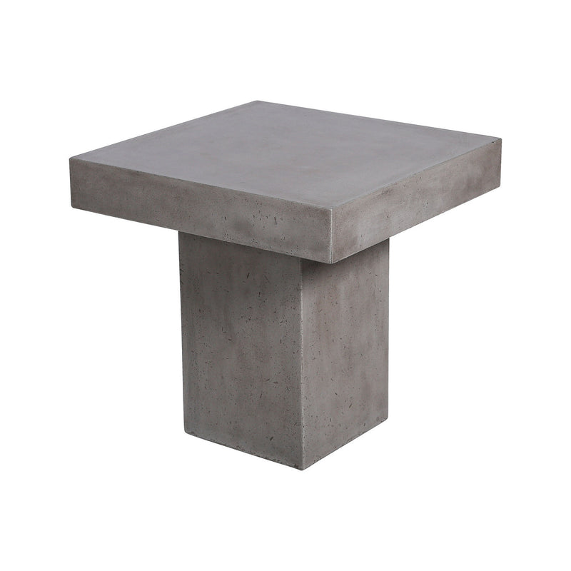 ELK Home - 157-052 - Outdoor Accent Table - Millfield - Polished Concrete